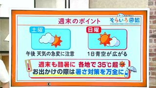 高知の天気　土日も危険な暑さが続く　熱中症に警戒　東杜和気象予報士が解説