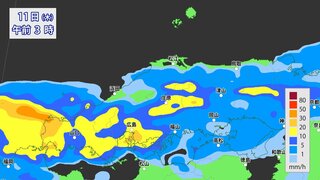 【大雨情報】大雨で浸水被害相次ぐ山陰　あす10日（水）夕方～11日（木）は再び大雨の見込み　局地的に雷を伴った激しい雨のおそれ　広島なども強雨おそれ　中国地方に「大雨と突風及び落雷に関する情報」発表　気象庁【12日にかけて降水シミュレーション】