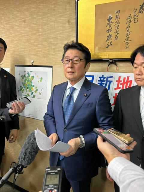 自民岸田派の松山参院幹事長「表紙かえればいいという問題ではない」