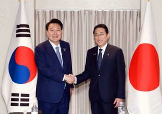 日韓首脳、対北朝鮮で連携　国交60周年へ関係飛躍