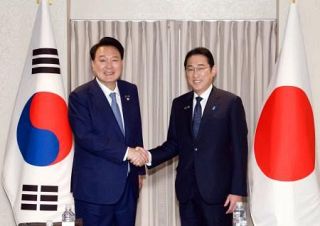 日韓首脳、対北朝鮮で連携　国交６０周年へ関係飛躍