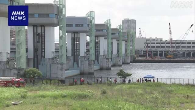 大阪 淀川 「ボートが転覆」と通報 3人流されたか 1人行方不明