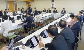 防衛省、不祥事で大量処分報告　自民党が合同会議、省幹部ら出席