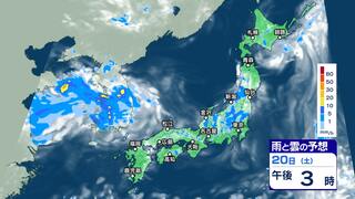 不安定な天気…いつまで？【雨と雲 3日間シミュレーション】前線が北陸地方を北上