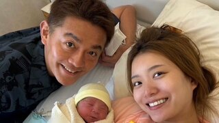 【井戸田潤・蜂谷晏海】第1子男児が誕生「ハンバーグベビー」　予定日より20日前も「母子共に健康」