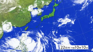 【台風情報】"ダブル台風3号・4号"　台風3号は24日～25日に沖縄の石垣島・宮古島などで「一部の住宅倒壊するおそれ」の暴風も　台湾地震の被災地にも影響か　今後の情報に注意（22日午前9時進路予報）　tbc気象台