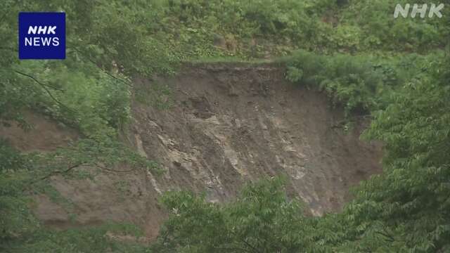 秋田 湯沢 工事現場で土砂崩れ 男性1人行方不明