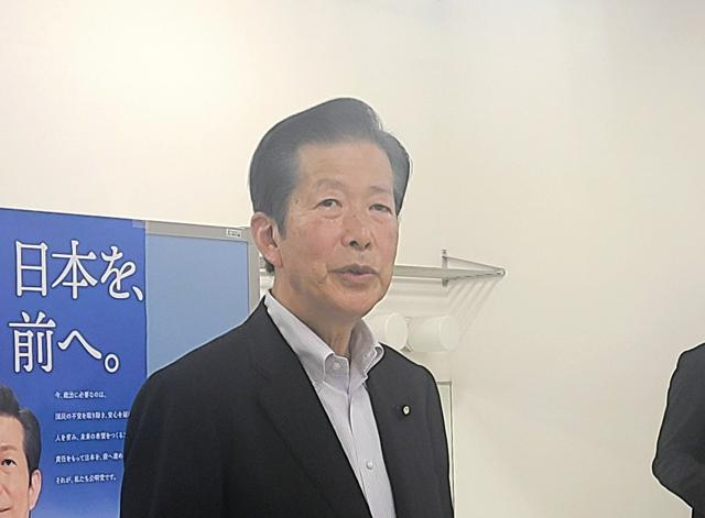 公明・山口代表　「自民党自身が積極的に乗り越えることが大事」