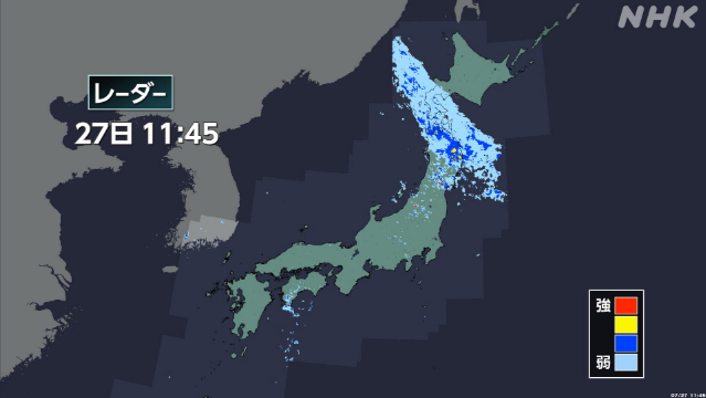 東北 日本海側を中心に今月30日ごろにかけて再び大雨の見込み