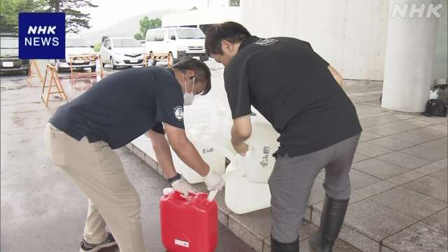 山形 鮭川村 記録的大雨の影響 1000戸以上で断水続く