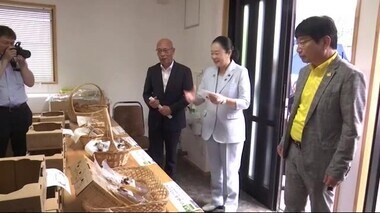 土屋品子復興相　３度目の岩手県内沿岸部視察　被災地域の企業を訪問