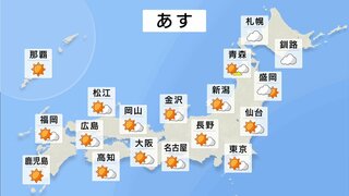 夏空広がる　山沿いや内陸部は天気の急変に注意　体温を超える危険な暑さが続く