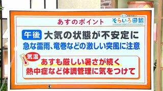 高知の天気　6日も大気不安定　急な雷雨や突風に注意　東杜和気象予報士が解説