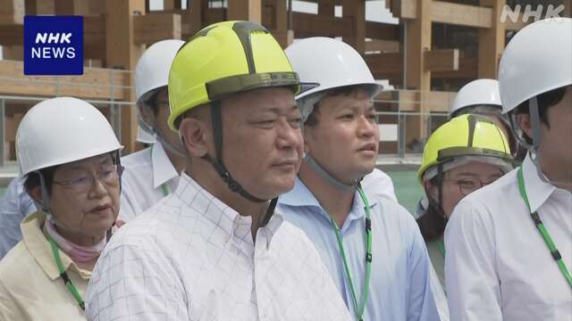 維新 馬場代表 万博会場を視察 “開幕へ機運醸成に取り組む”