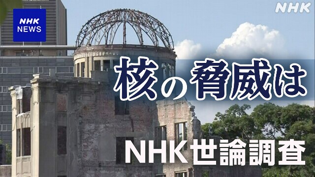 核の脅威「世界で高まっている」7割超 NHK世論調査