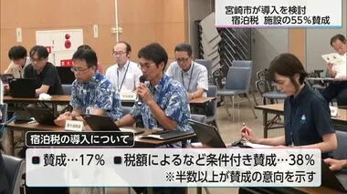 宮崎市の宿泊税　宿泊施設の半数以上が導入に賛成