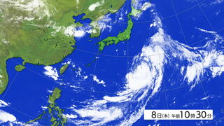 【台風情報】台風5号が発生　予報円の西側を通ると東北地方の太平洋側に接近も　警報級の風・波のおそれ　一部シミュレーションでは12日（月）宮城に活発な雨雲　今後の情報に注意　tbc気象台