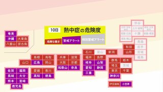 広く猛暑日　体にこたえる暑さが続く　台風5号が北上　週明けは北日本に上陸か