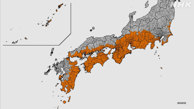 南海トラフ巨大地震 揺れや津波に特に対策が必要な自治体は？