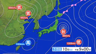 岩手県の天気概況