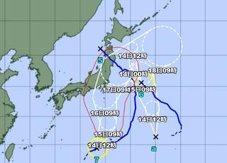 【台風進路情報】台風8号（ウーコン）発生 ゆっくり東北東へ進む…台風7号は14日にも小笠原諸島へ接近【雨風の動き毎時予測】