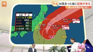 【8月17日 関東の天気】台風去った後に猛暑が来る