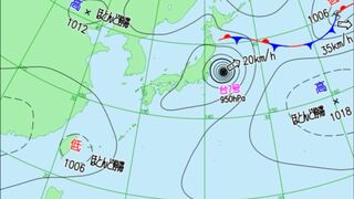 先島諸島付近で熱帯低気圧発生へ あす18日にかけ沖縄本島地方でも雨が強まる