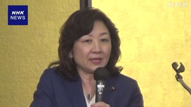 自民党総裁選 野田聖子氏“もっと前から出ればいいのに”