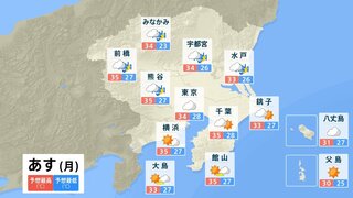 関東甲信　19日にかけて大気の状態が不安定　警報級の大雨となる可能性　関東北部では1時間50ミリの“バケツをひっくり返したような雨”の予想