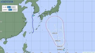 【台風情報】新たな熱帯低気圧発生　22日までに台風に発達　その後小笠原近海へ北上する予想　発生すれば台風10号に