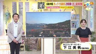 【あす8/23(金) 広島天気】概ね晴れる一日　日中は青空が広がる　にわか雨の可能性も　猛暑続く