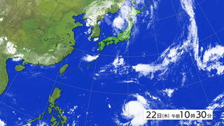 【台風情報】台風10号（サンサン）発生　27日頃に東日本～西日本の太平洋側直撃か　警報級の大雨・高潮・暴風・大しけのおそれ　tbc気象台