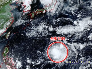 台風10号　27日(火)に強い勢力で九州～関東に直撃のおそれも　海面水温が高いコースを北上し急発達か