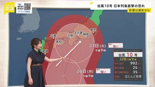 【台風情報】台風10号は来週、日本列島を直撃のおそれ　週末も各地でゲリラ雷雨が発生か　國本予報士が解説【news23】