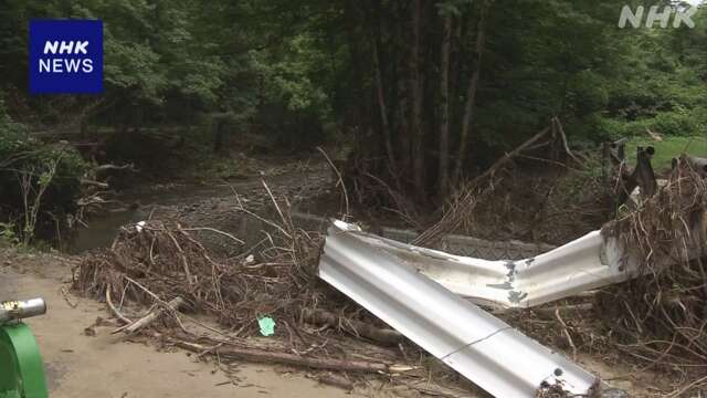 あす秋田の記録的大雨から1か月 3年連続で記録的大雨の災害