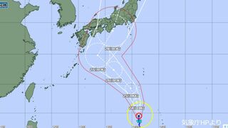 【台風情報】台風10号進路予想　九州の東海上から本州の南へ　27日～28日ごろにかけて西日本～東日本直撃おそれ　950ヘクトパスカル・最大瞬間風速60m予想