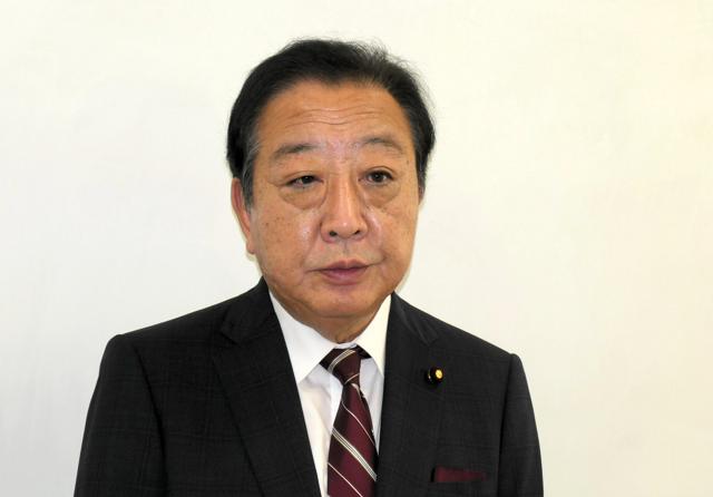 立憲・野田元首相、月内にも代表選出馬を正式表明　政治改革訴える