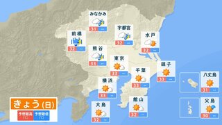 関東甲信　きょう２５日大気不安定　昼前から夜遅くにかけて“滝のような雨”が降る所も　北陸　落雷や竜巻などの激しい突風、急な強い雨に注意を