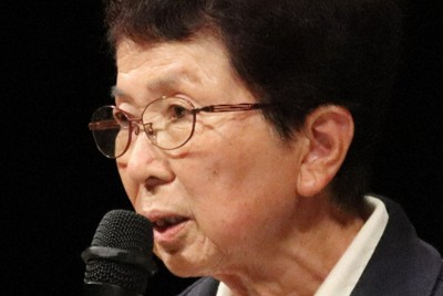 「悶え神」伊東紀美代さんが語る水俣　「水俣曼荼羅」上映会