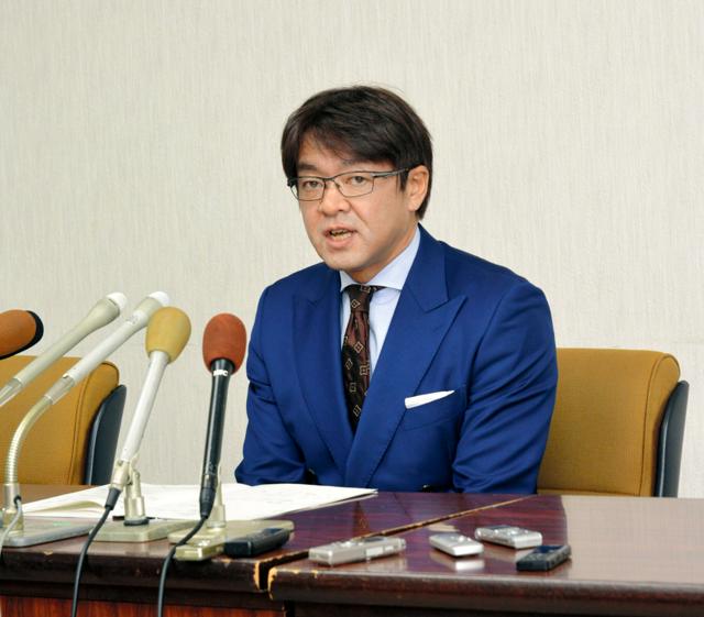 堀井学議員が辞職表明「不出馬宣言では不十分」　特捜部の捜査受け