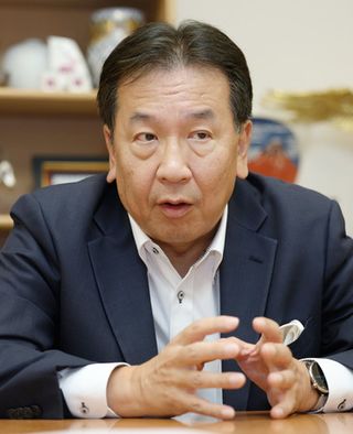 安保法制「現状問題なし」＝辺野古移設に疑念―立民・枝野氏