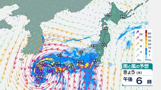 台風10号　今後の進路と30日午後9時までの1時間ごとの雨風シミュレーション　九州・四国・東海で線状降水帯発生の恐れ【台風情報・29日午前11時30分現在】