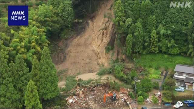 愛知 土砂崩れ起きた蒲郡市 避難指示を当面継続へ