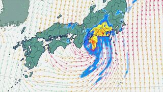 【台風情報】台風10号（サンサン）松山市の西約40㎞を時速15㎞で東北東へ　今後の進路予想　1日に熱帯低気圧に変わる予報　【全国のあすの天気と週間天気】