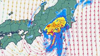 【台風情報】台風10号（サンサン）国東市付近をゆっくり北東へ進む　今後の進路予想　2日に熱帯低気圧に変わる予報【全国のきょうの天気と週間天気　雨と風のシミュレーション】