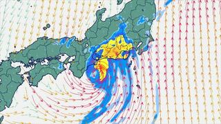 【台風情報】台風10号（サンサン）柳井市の南東約30㎞を時速10㎞で東へ　今後の進路予想　1日に熱帯低気圧に変わる予報　【全国のきょうの天気と週間天気】