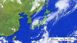 関東甲信　関東南部を中心に雷を伴い非常に激しい雨が降り、記録的大雨に　土砂災害や洪水災害の危険度が高まる　31日明け方にかけて土砂災害に厳重に警戒を