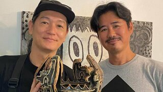 【鈴木一真】義兄弟・井浦新さんとLAで再開「アラタくんに僕が作陶した縄文式土器と対面･･･」