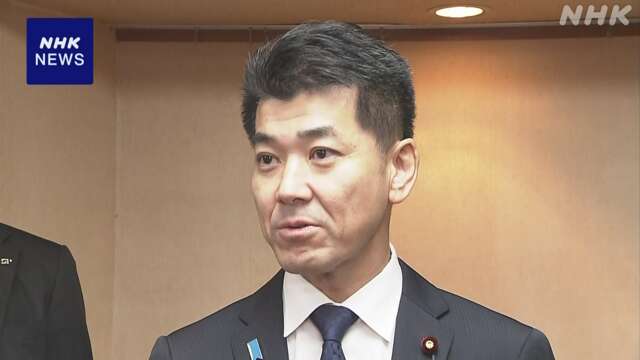 立民代表選 泉代表 推薦人確保にメド 6日立候補正式表明へ