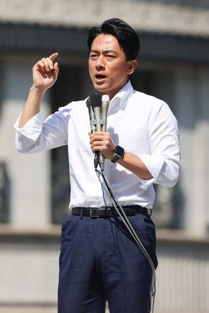 小泉、石破氏ら、全国で支持訴え＝告示前、最後の週末―自民総裁選